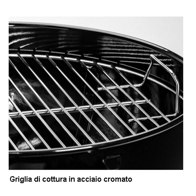 Vendita online Barbecue a carbone Weber Compact Kettle Ø 47 cm black